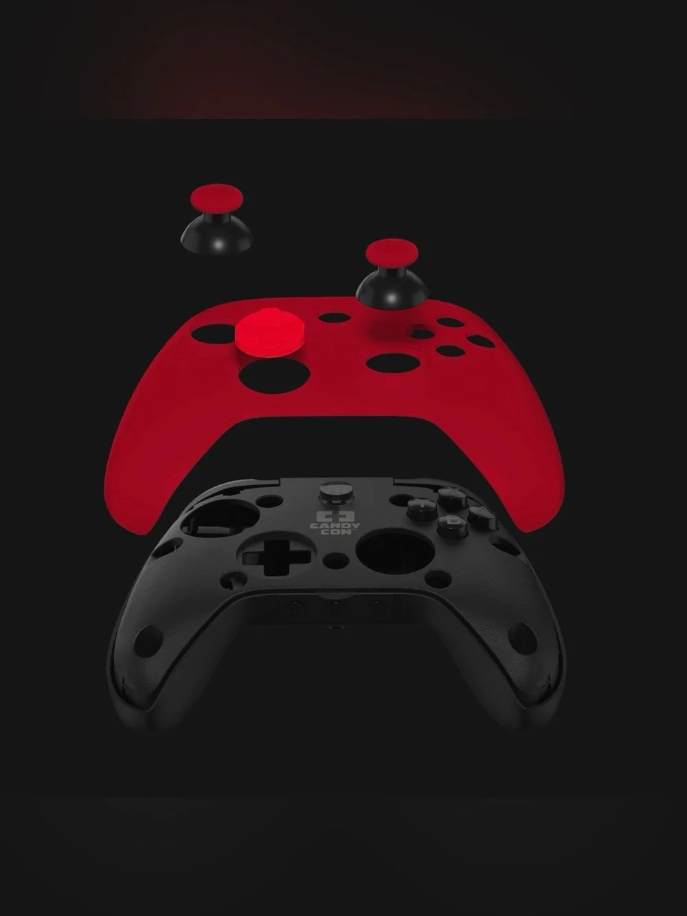 Candy Con Gaming Controller Face Plate Chili Red Brand New